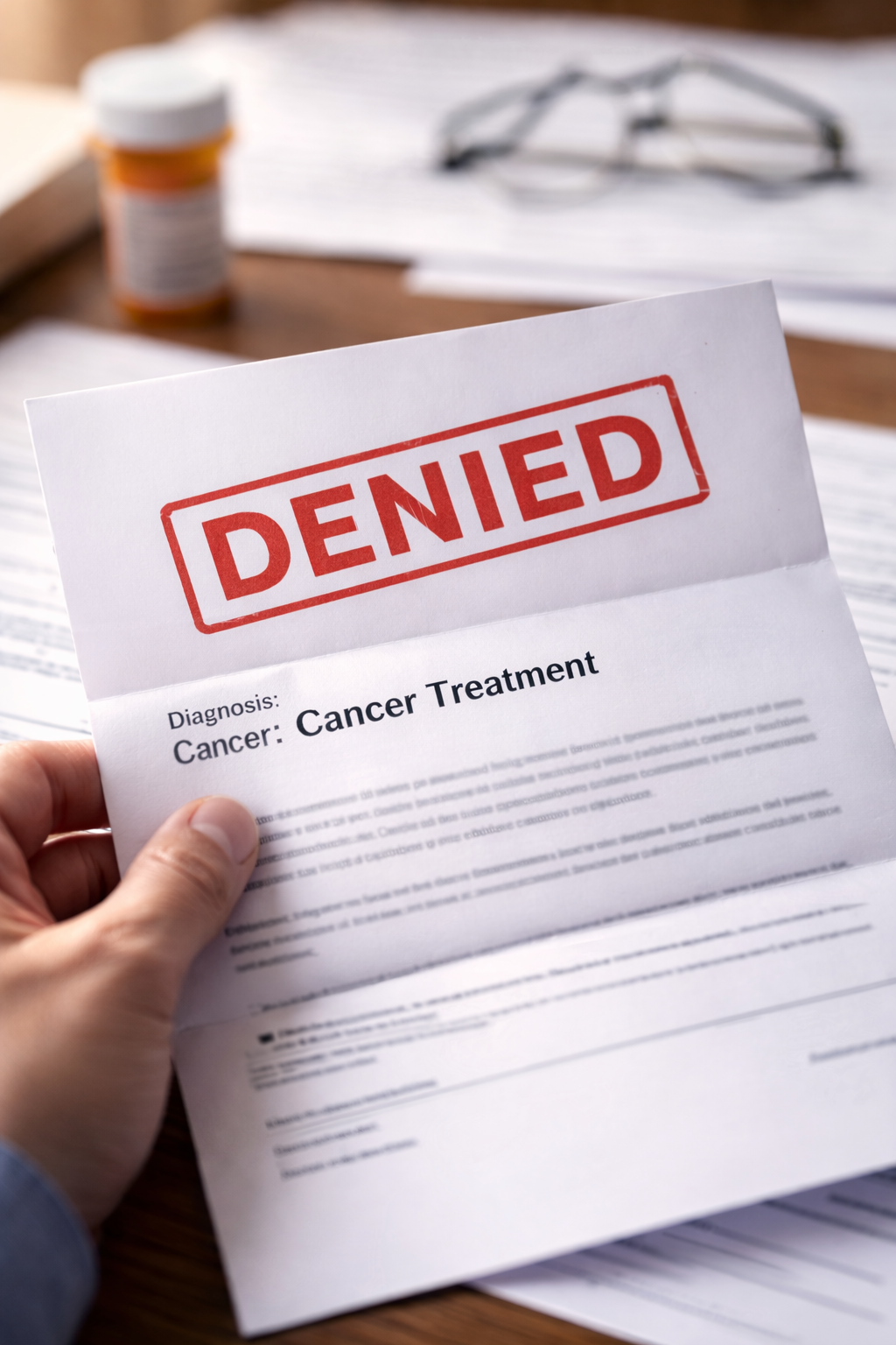 insurance denied cancer treatment