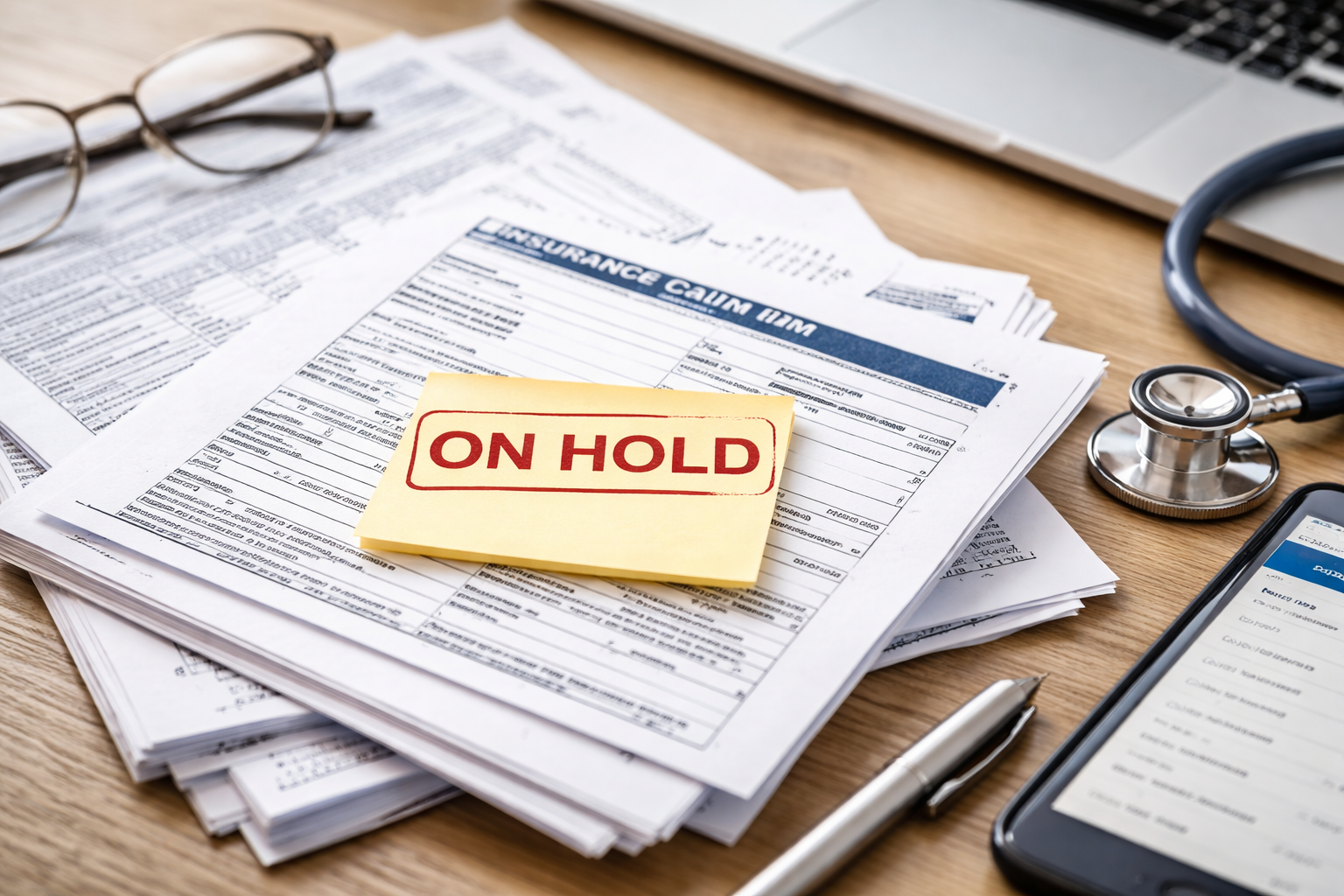 Insurance Claim Placed on Administrative Hold During Processing