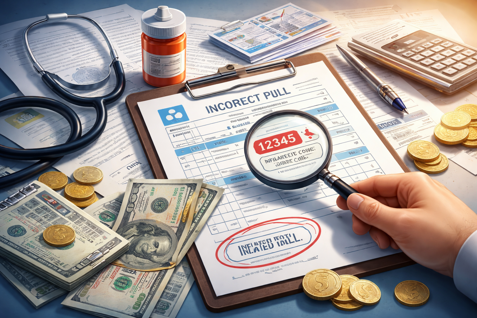 Insurance Claim Processed Under Incorrect CPT or Billing Code