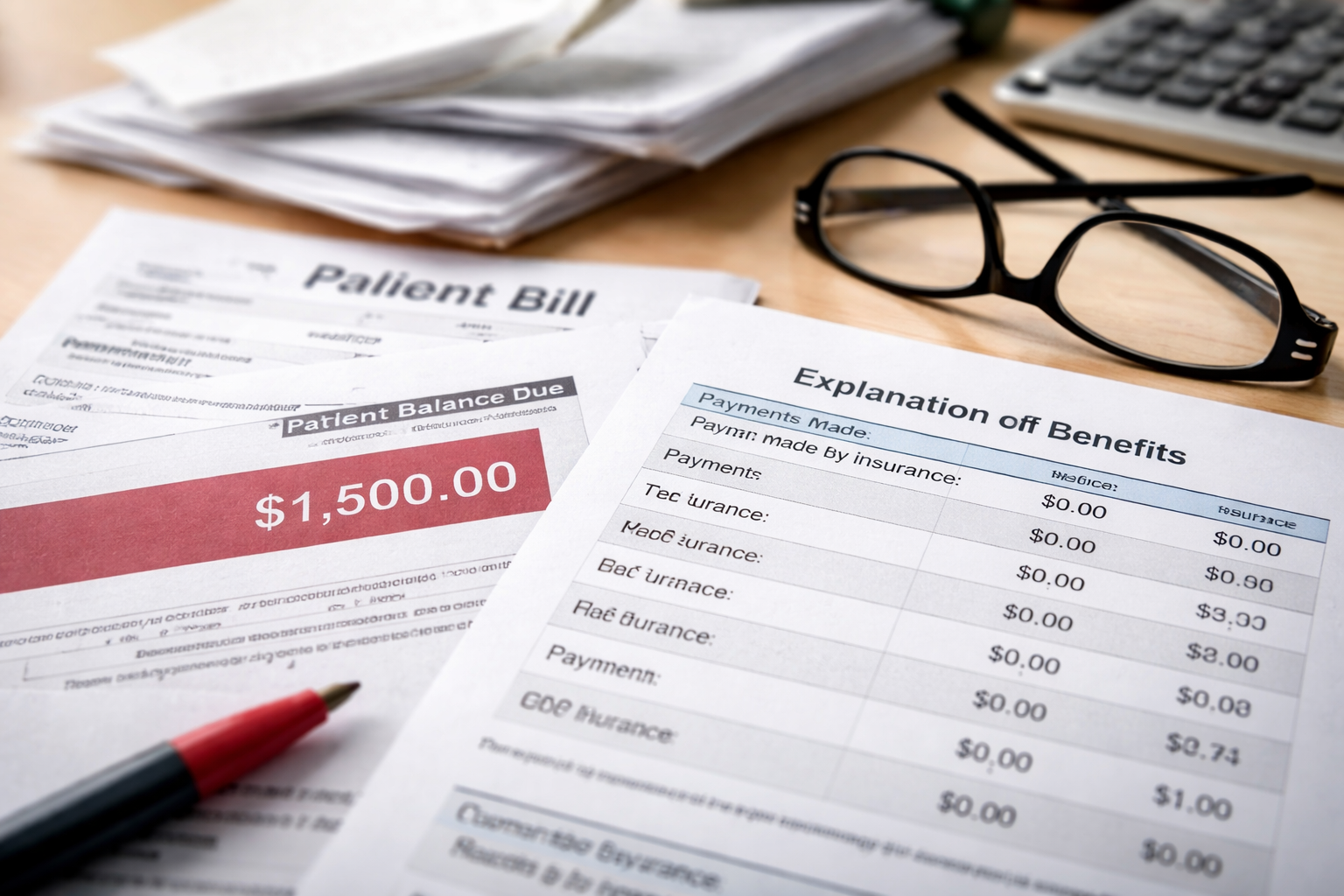 Insurance Claim Missing from EOB but Provider Billed Patient