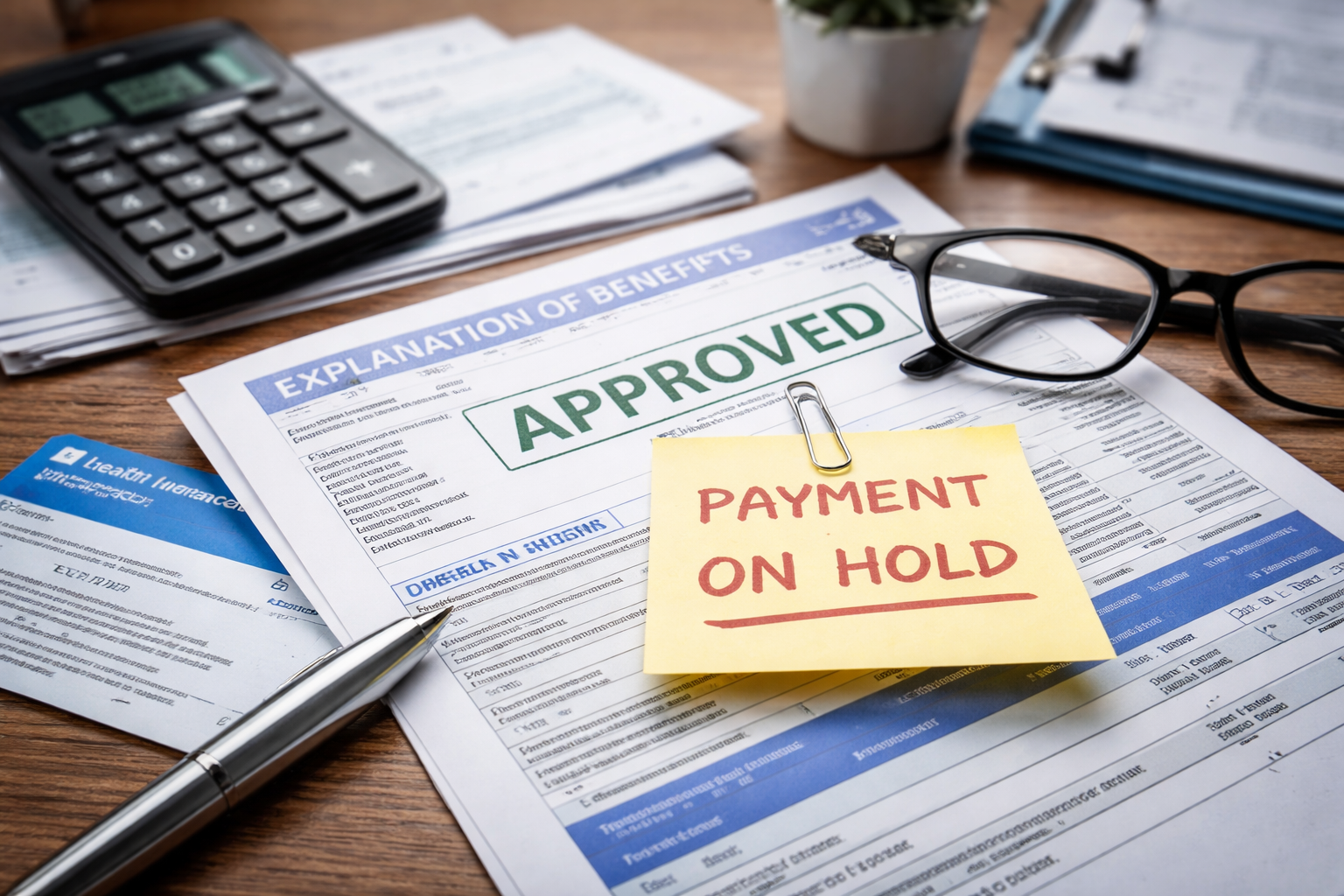 Insurance Claim Approved but Payment Held Due to Internal Audit Review